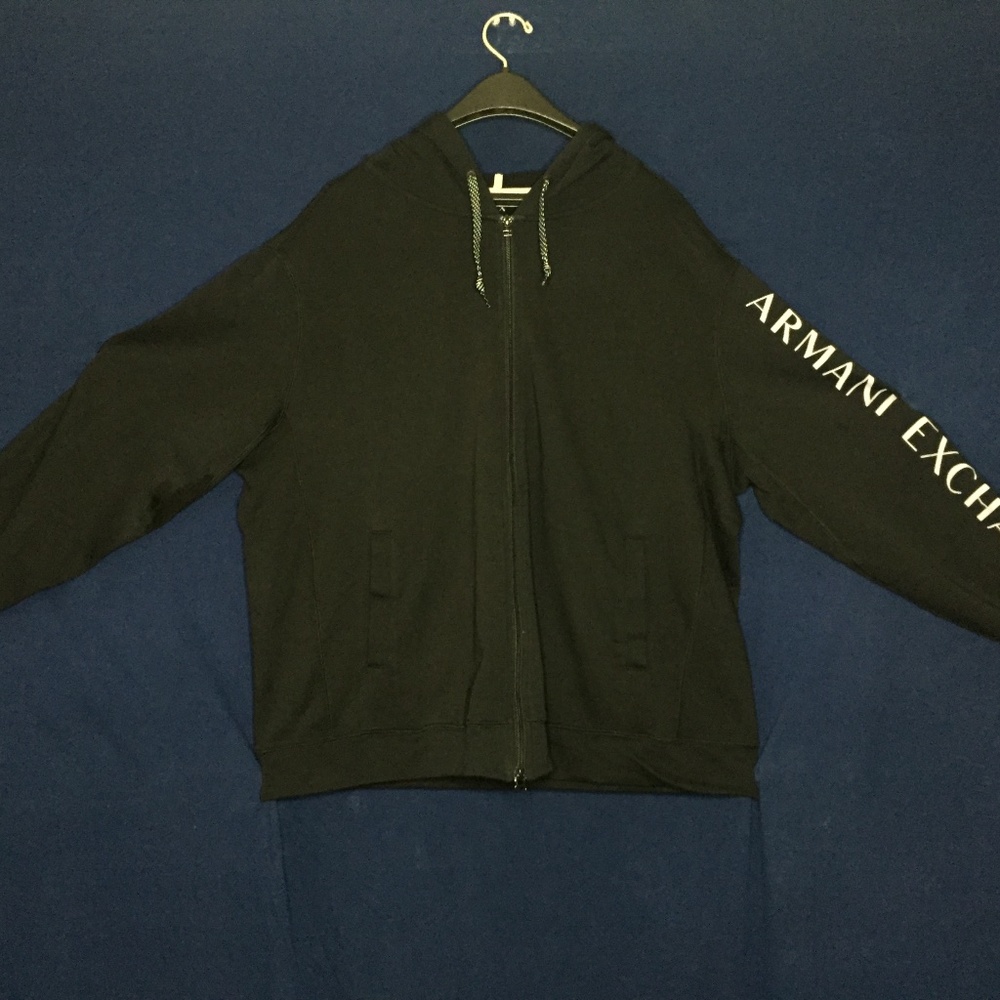 Armani Exchange zip-up hoodie